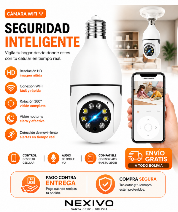FOCO CAMARA 360 FOCO SOCKET APP