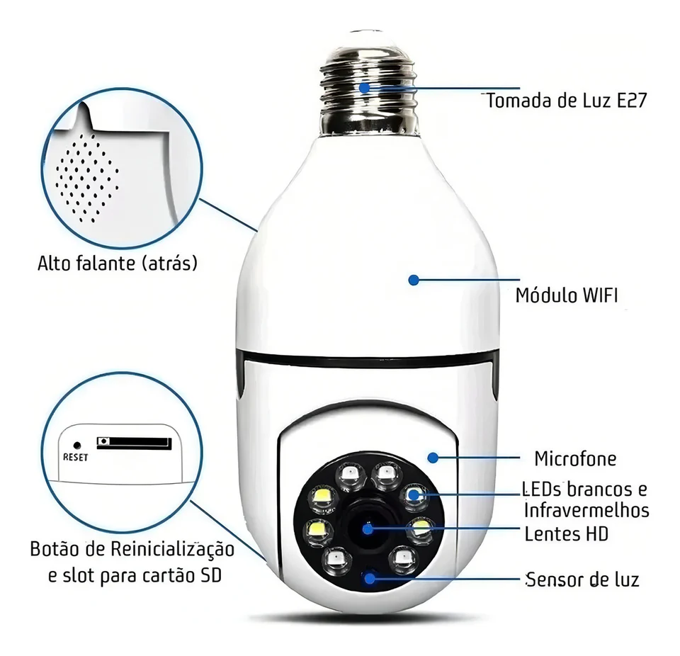 FOCO CAMARA 360 FOCO SOCKET APP