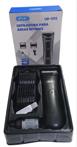 Afeitadora Corporal Para Areas Intima Recargable Con Luz