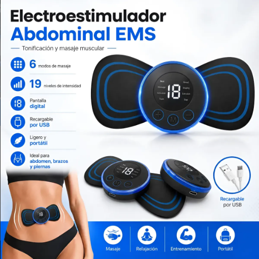 Mini Masajeador Corporal Recargable